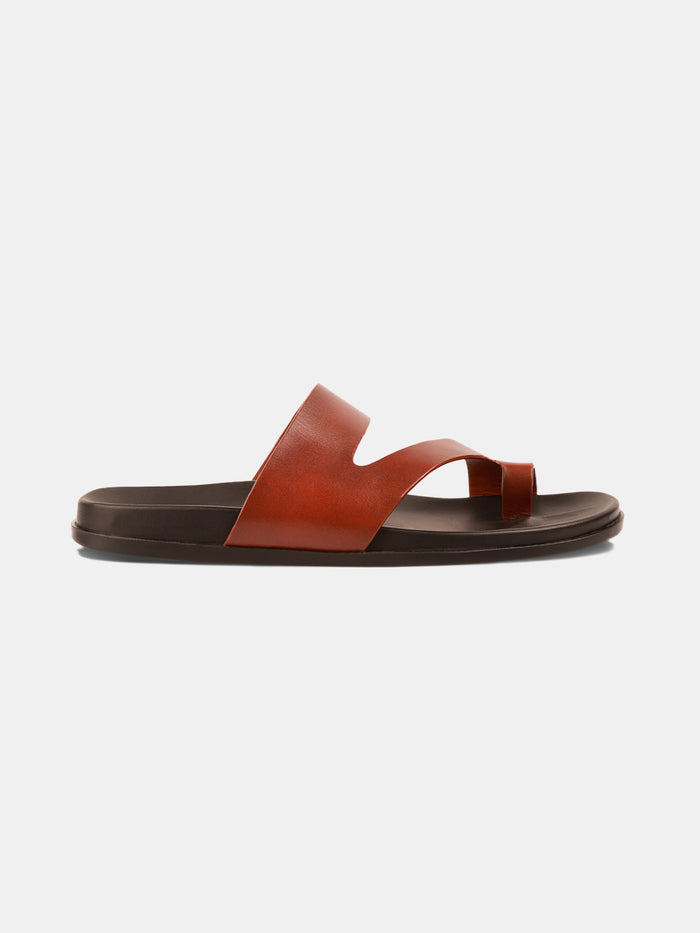 PREMIUM TOE LOOP SANDALS | 39 TAN