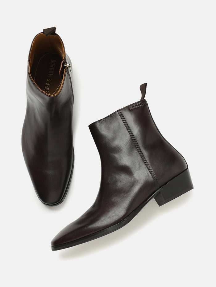 LEATHER CHELSEA BOOTS | 5029 BROWN