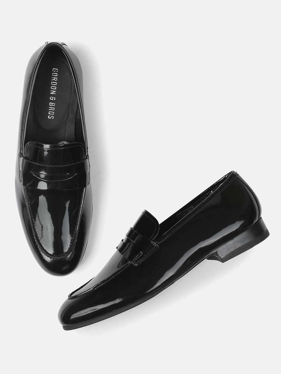 PATENT BLACK MEN LOAFER | 60PATENT BLACK