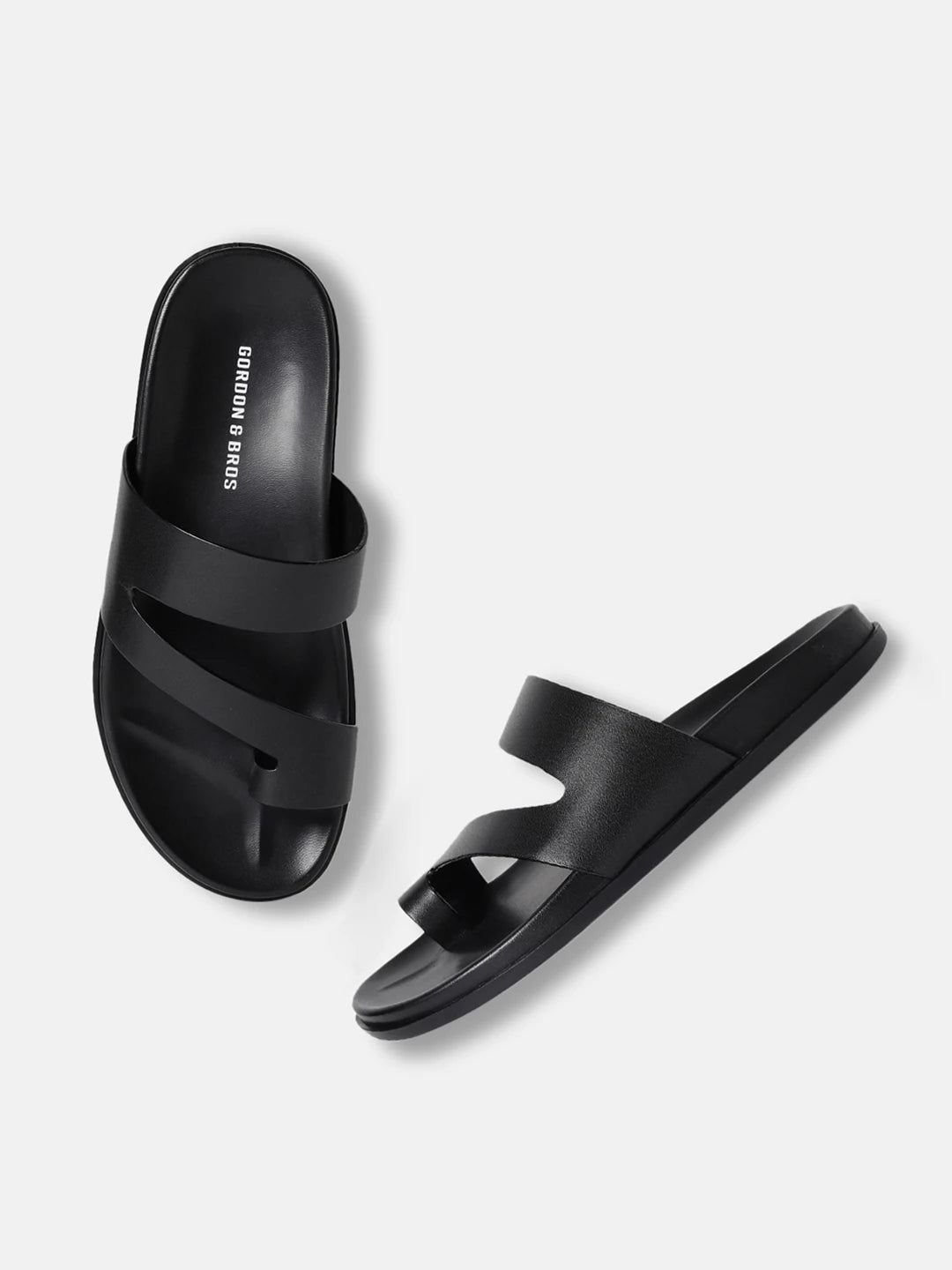 PREMIUM TOE LOOP SANDALS | 39 BLACK