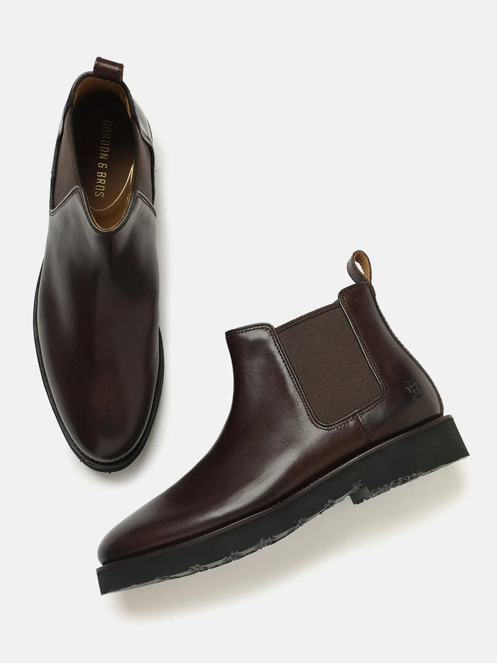 LEATHER CHELSEA BOOTS | 5030 BROWN