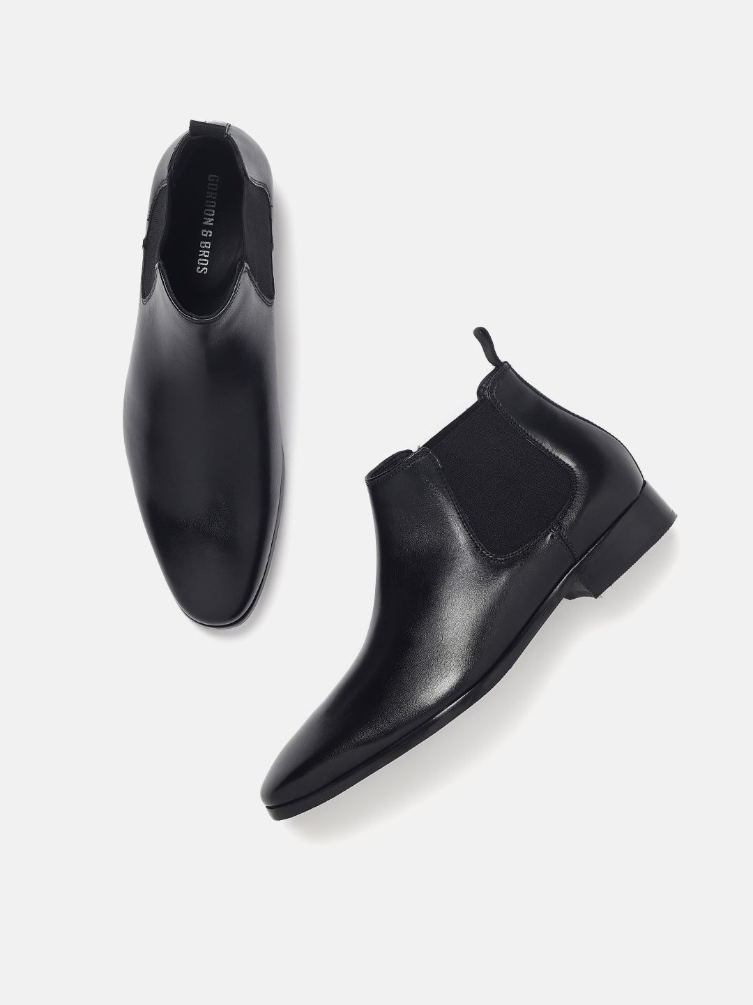CHELSEA LEATHER BOOTS | 3456 ANTIK BLACK