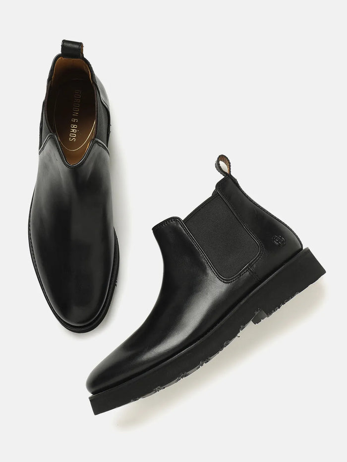 LEATHER CHELSEA BOOTS | 5030 BLACK