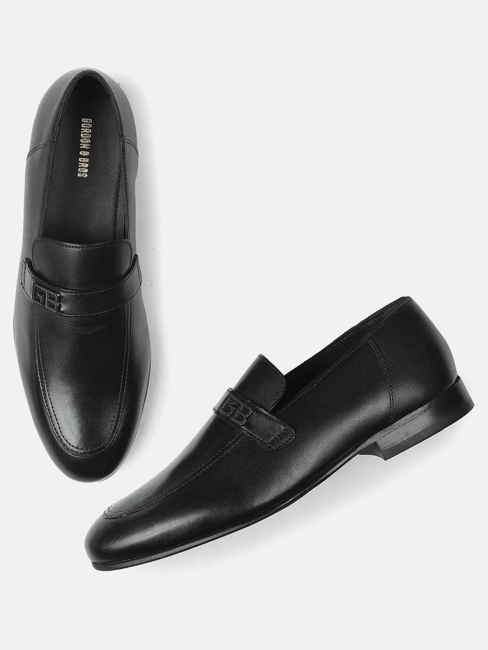 HANDCRAFTED LEATHER LOAFERS | 28 ADIGO BLACK