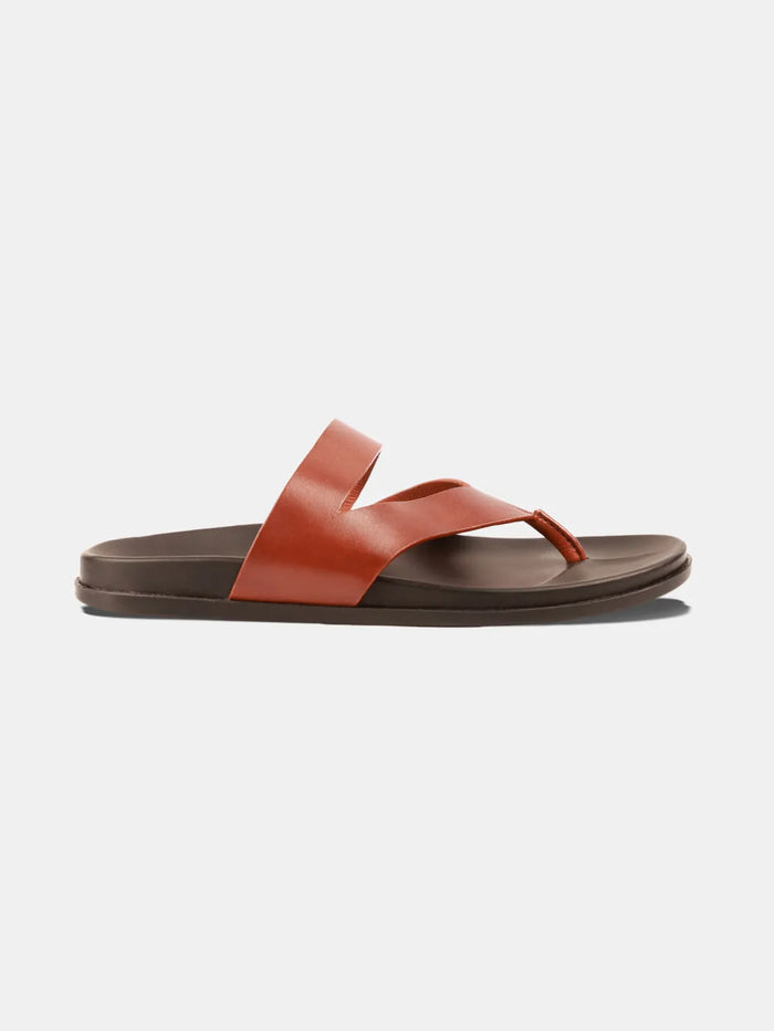 CLASSIC CROSS STRAP SANDALS | 38 TAN