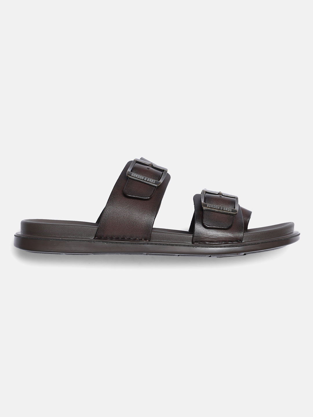 FIBBIA SANDAL | DARK BROWN