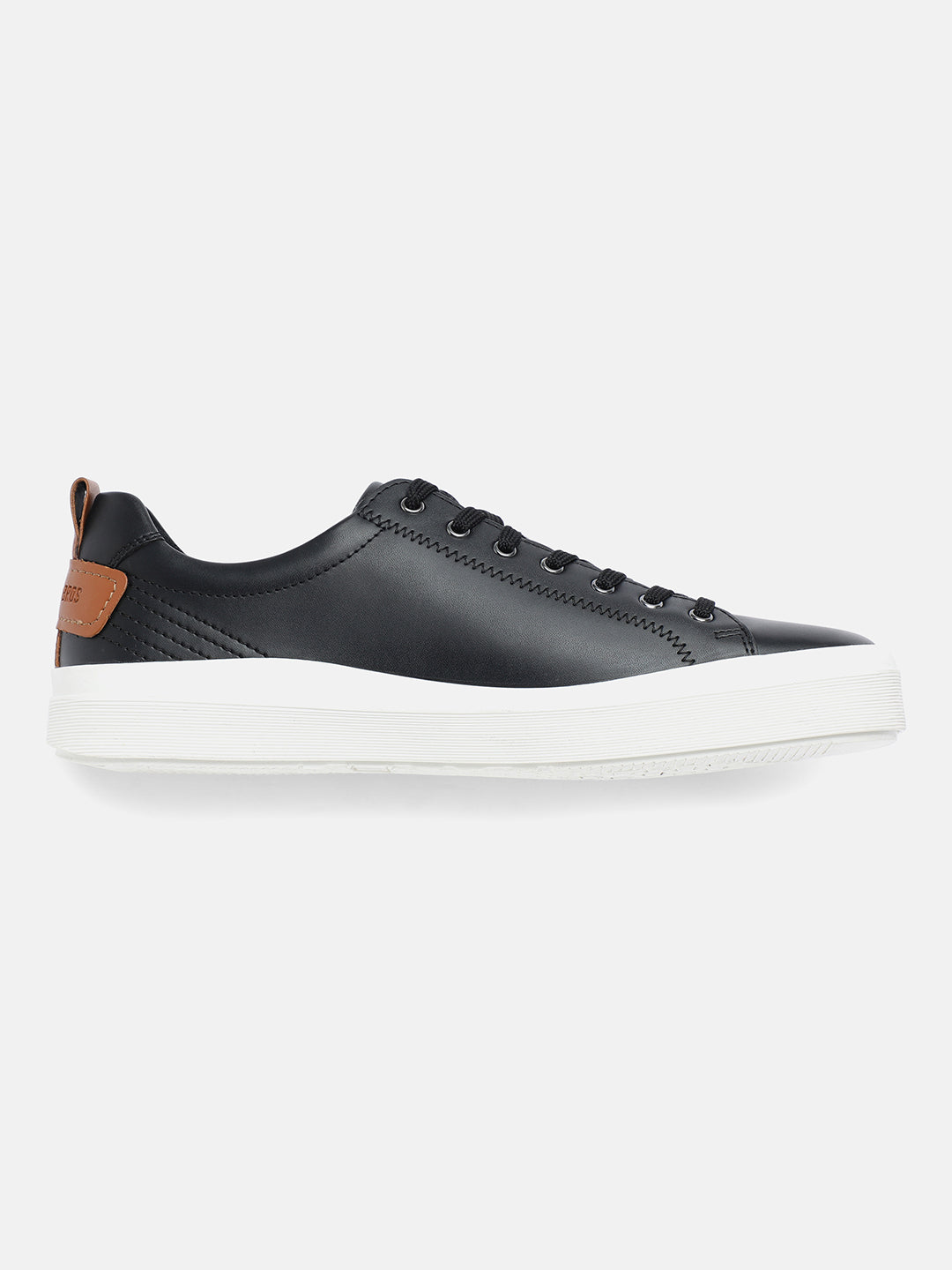BLACK TAN MEN LACE UP SNEAKERS | 1831BLACK/TAN
