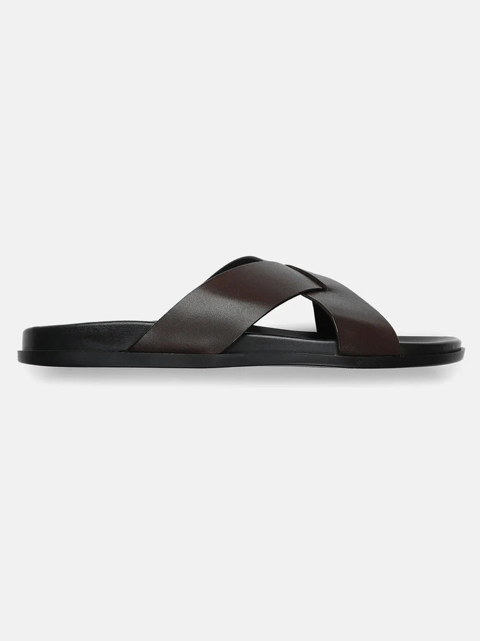 CRUZ SANDAL | DARK BROWN