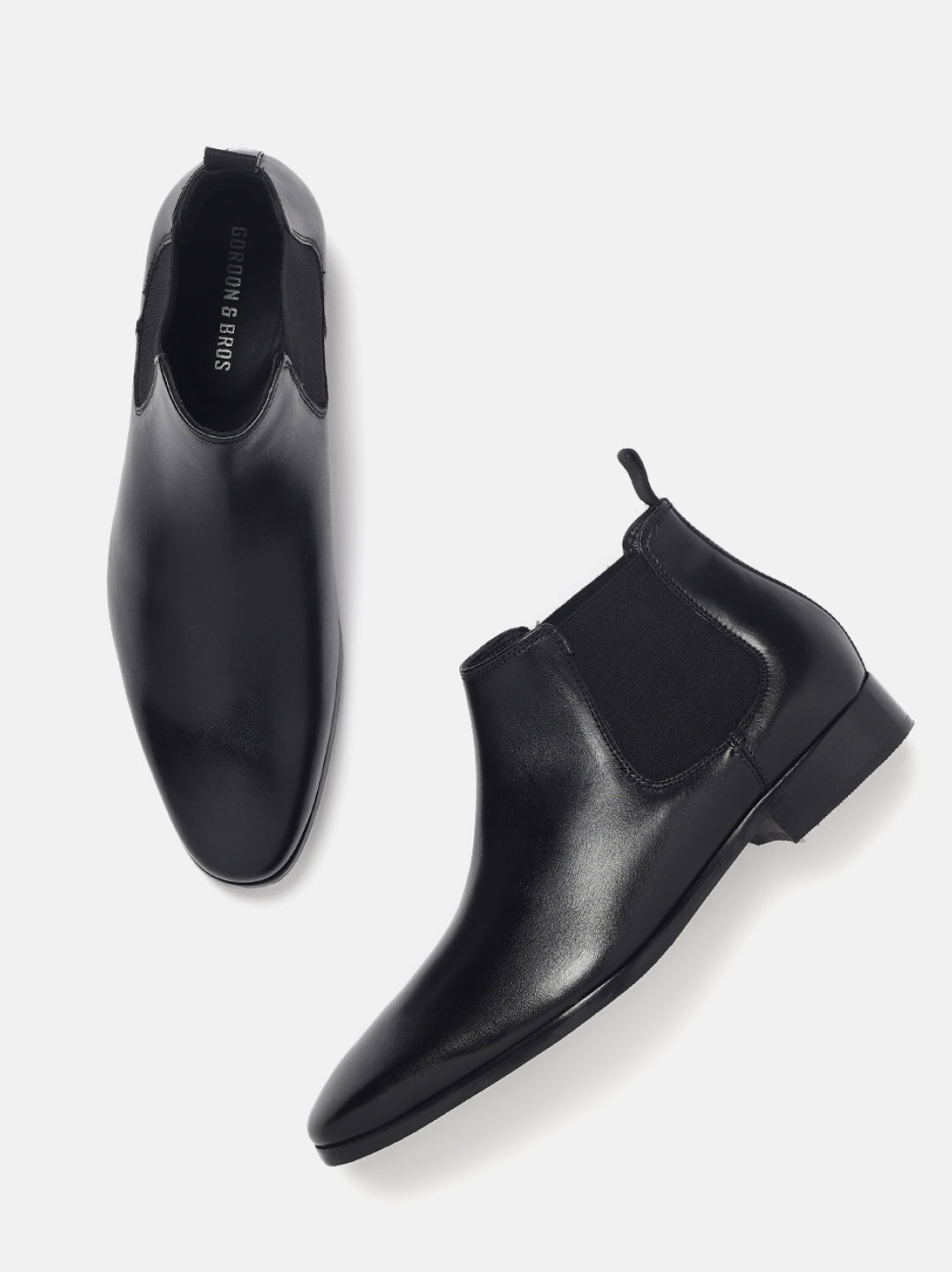 CHELSEA LEATHER BOOTS | 3456 ANTIK BLACK