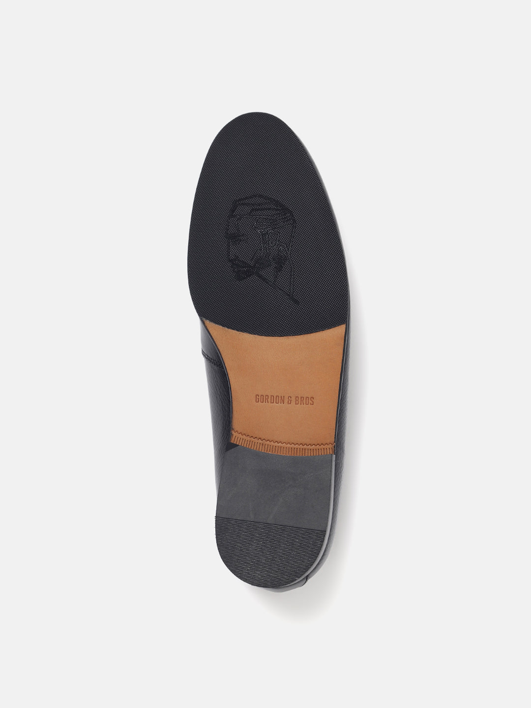 MILLED BLACK MEN LOAFER | 624556MILLED BLACK