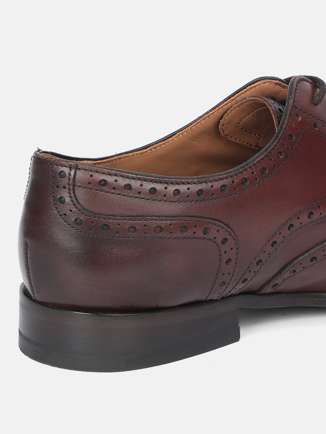PLAIN BROWN BROGUES MEN DERBY LACE UP SHOES | 431PLAIN BROWN BROGUES