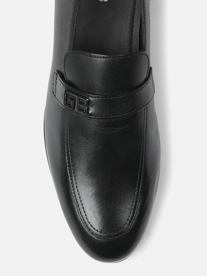 HANDCRAFTED LEATHER LOAFERS | 28 ADIGO BLACK