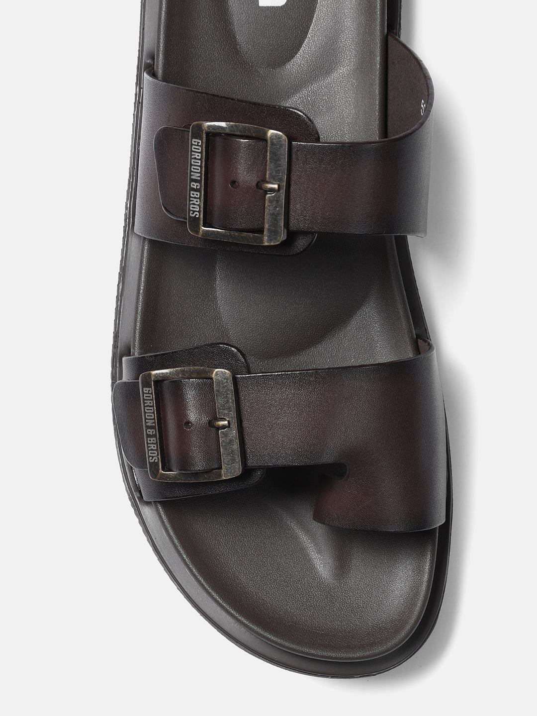 FIBBIA SANDAL | DARK BROWN