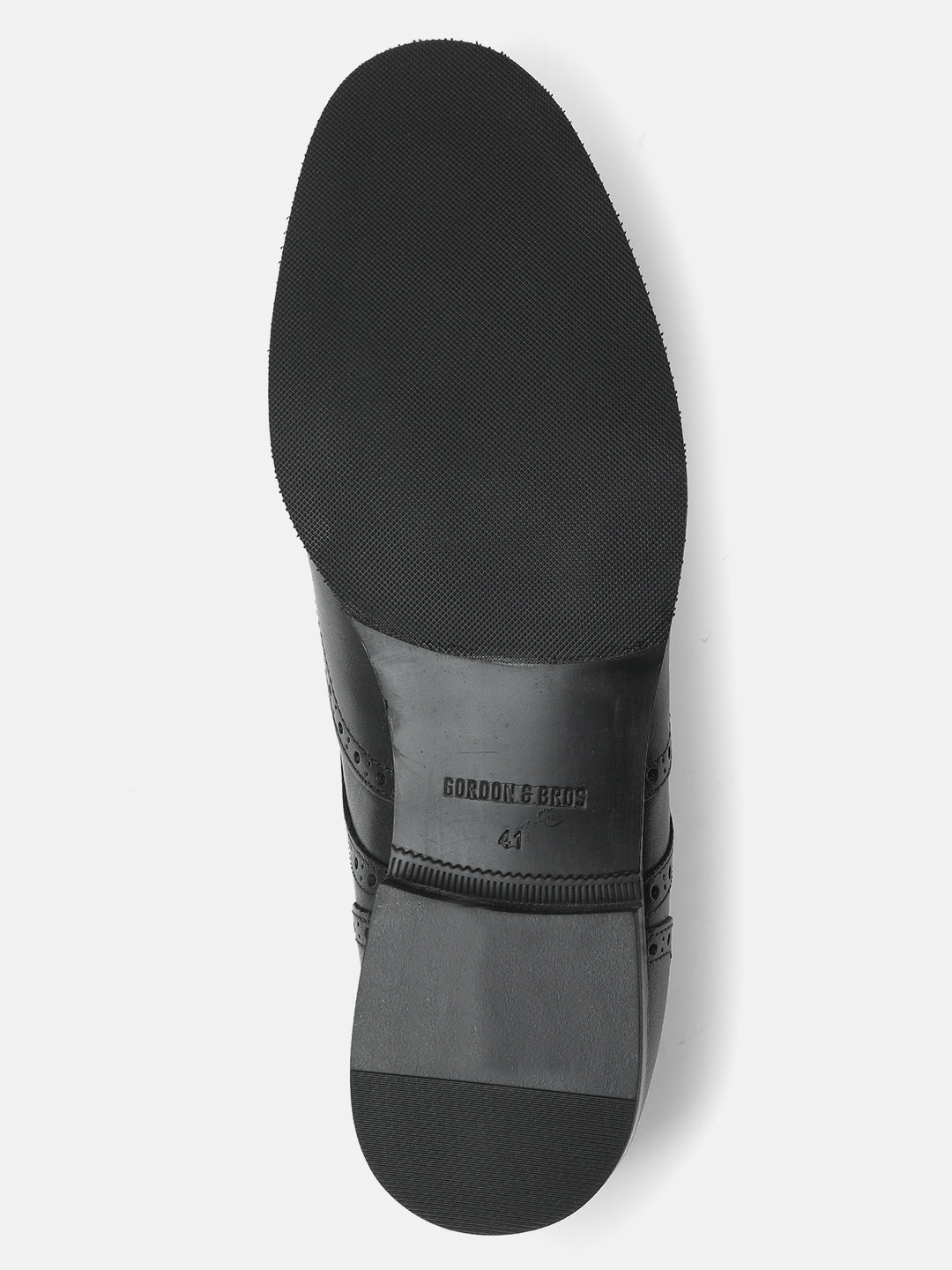 PLAIN BLACK MEN DERBY LACE UP SHOES | 431PLAIN BLACK