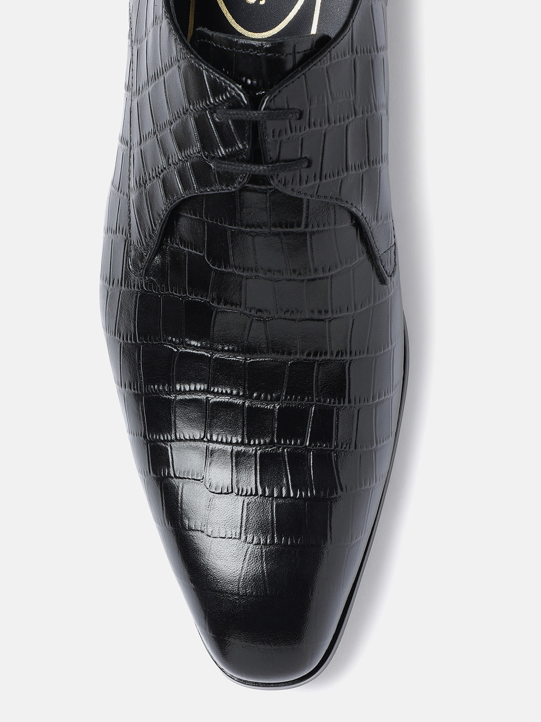 BLACK MEN DERBY LACE UP SHOES | 21BLACK