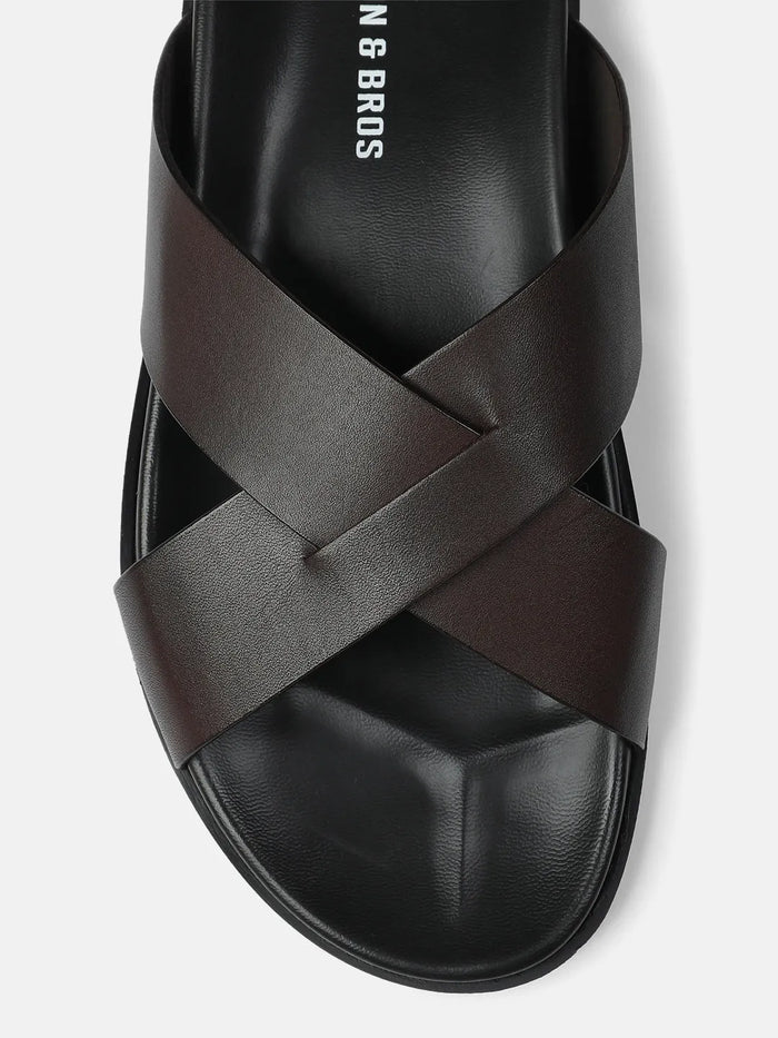 CRUZ SANDAL | DARK BROWN