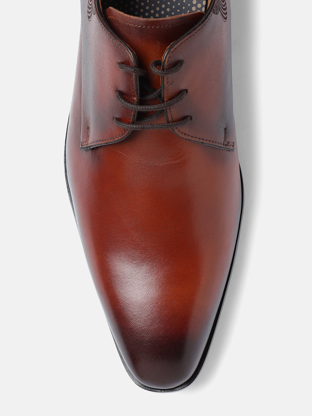 TAN MEN DERBY LACE UP SHOES | 22TAN