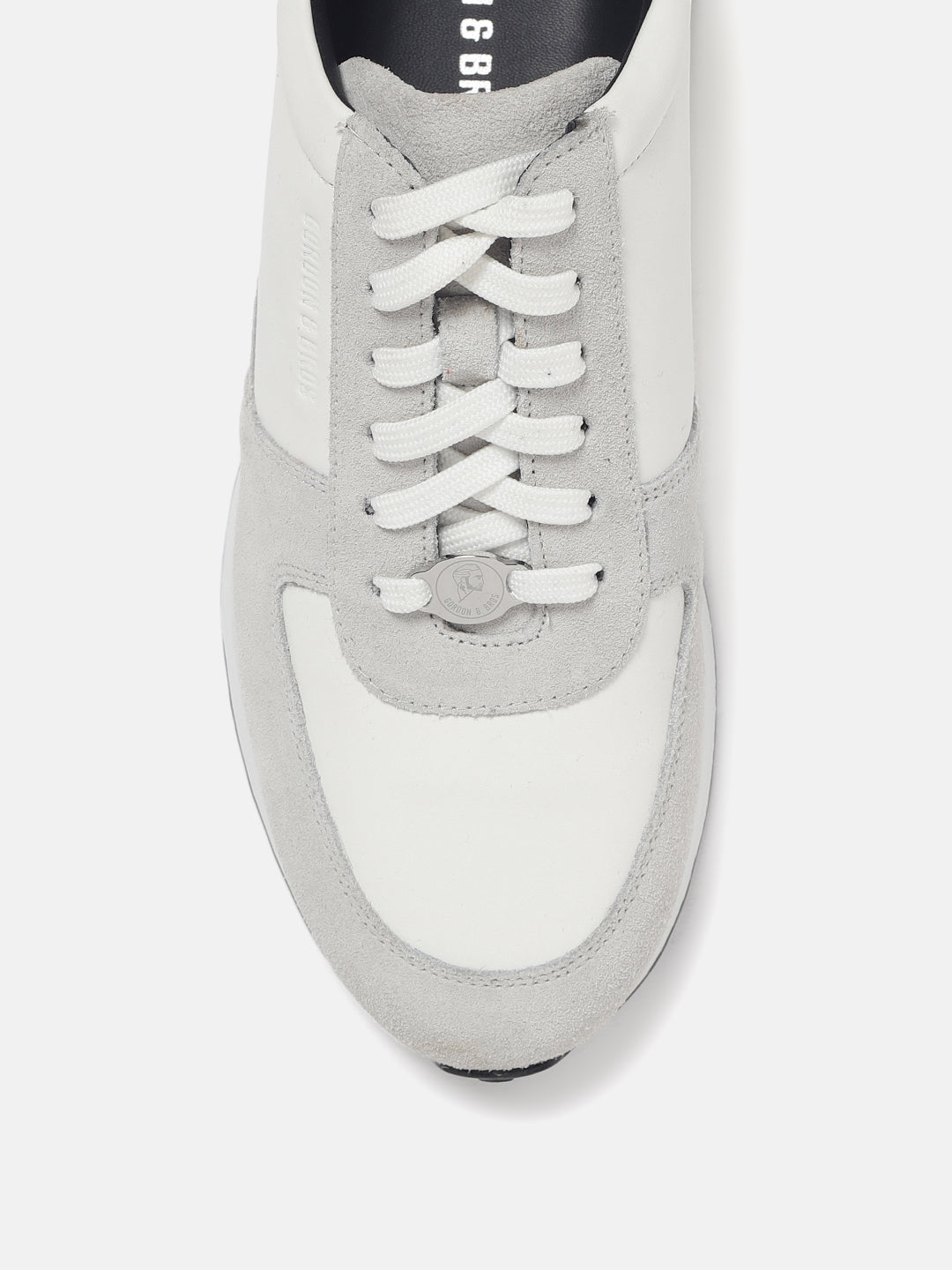 WHITE/GREY MEN CASUAL SNEAKERS LACE UP | 625099WHITE/GREY