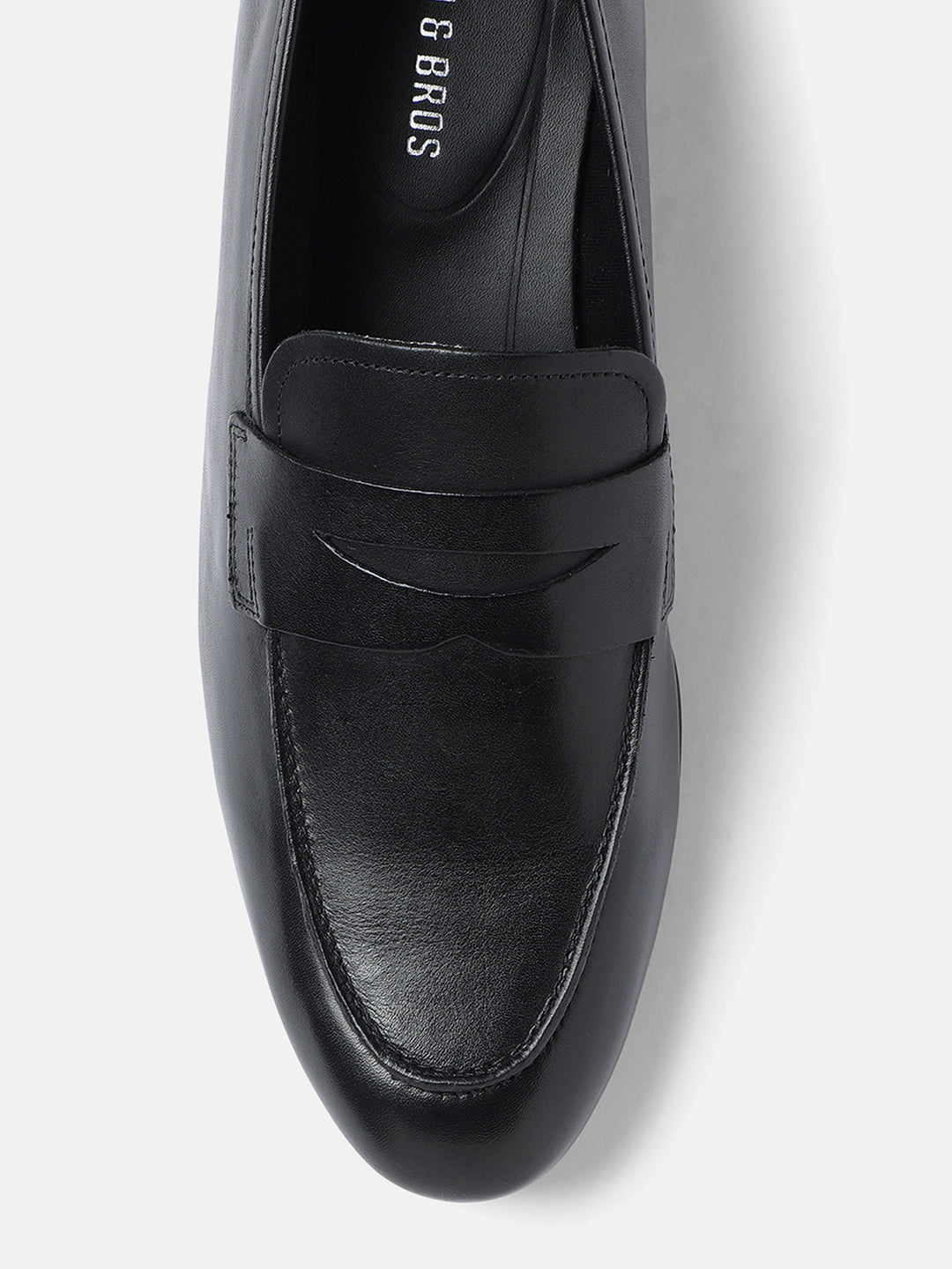 PLAIN BLACK MEN LOAFER | 556PLAIN BLACK