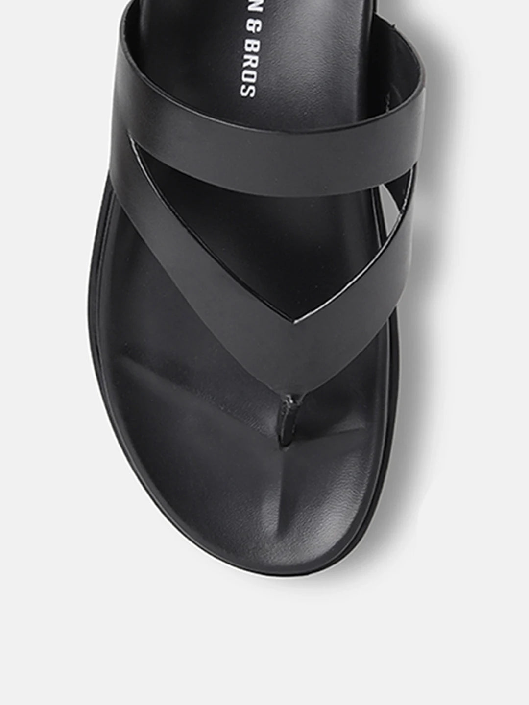CLASSIC CROSS STRAP SANDALS | 38 BLACK