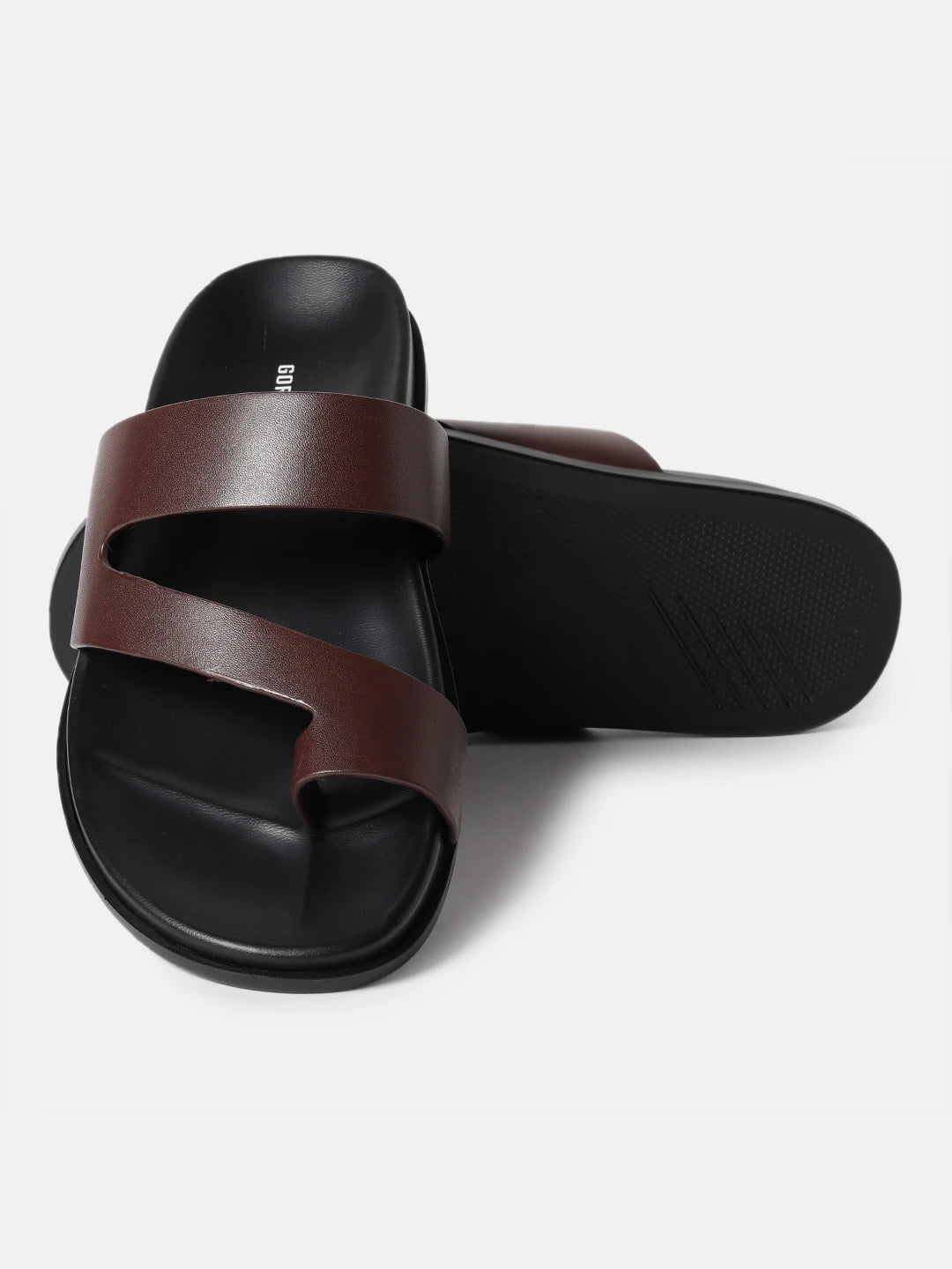 PREMIUM TOE LOOP SANDALS | 39 BURGUNDY