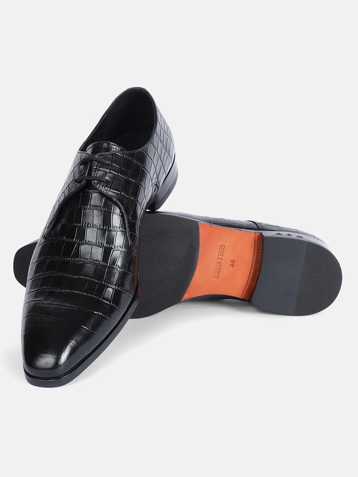 HANDCRAFTED DERBY SHOES | 21 ADIGO BLACK