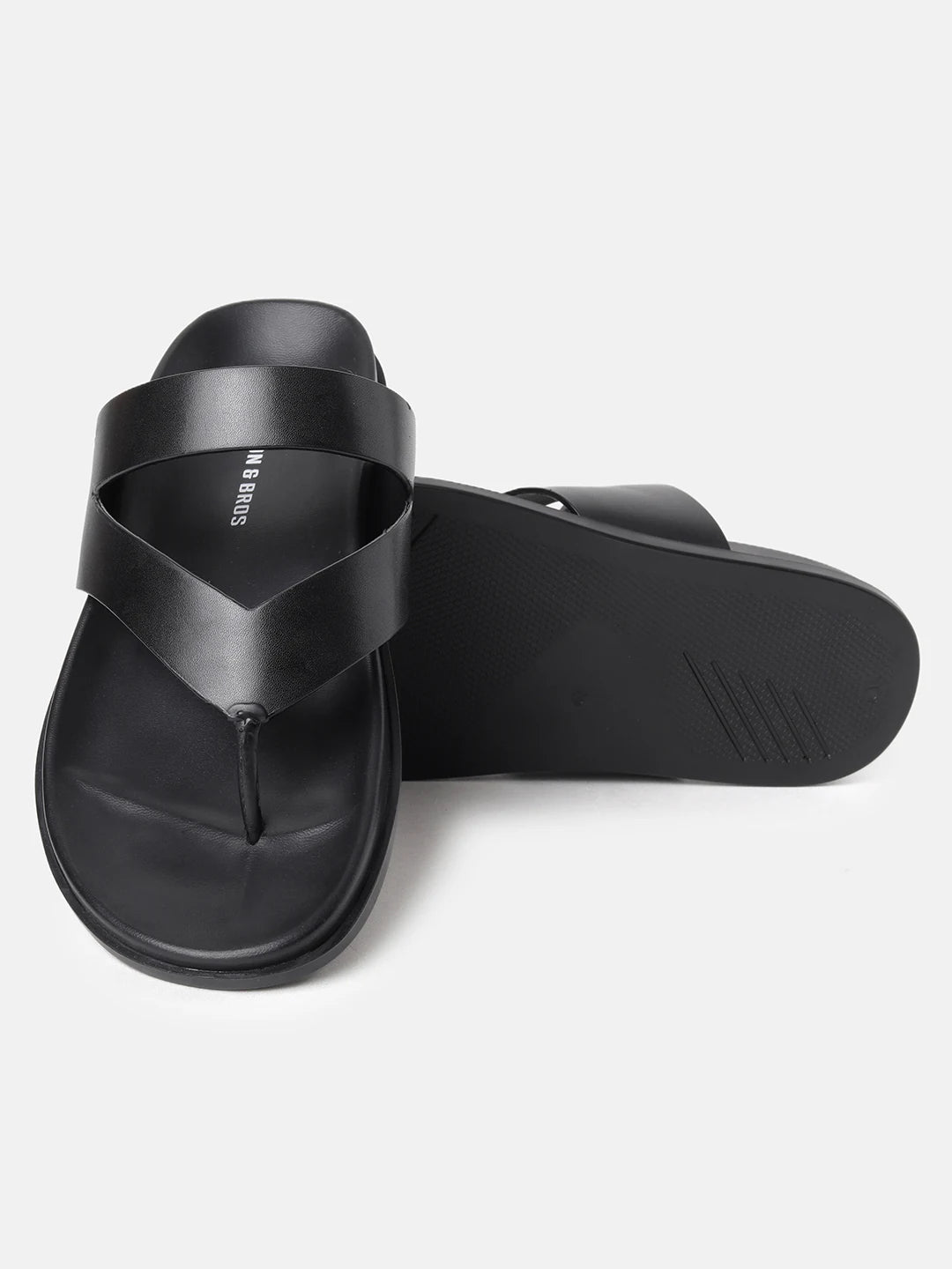 CLASSIC CROSS STRAP SANDALS | 38 BLACK