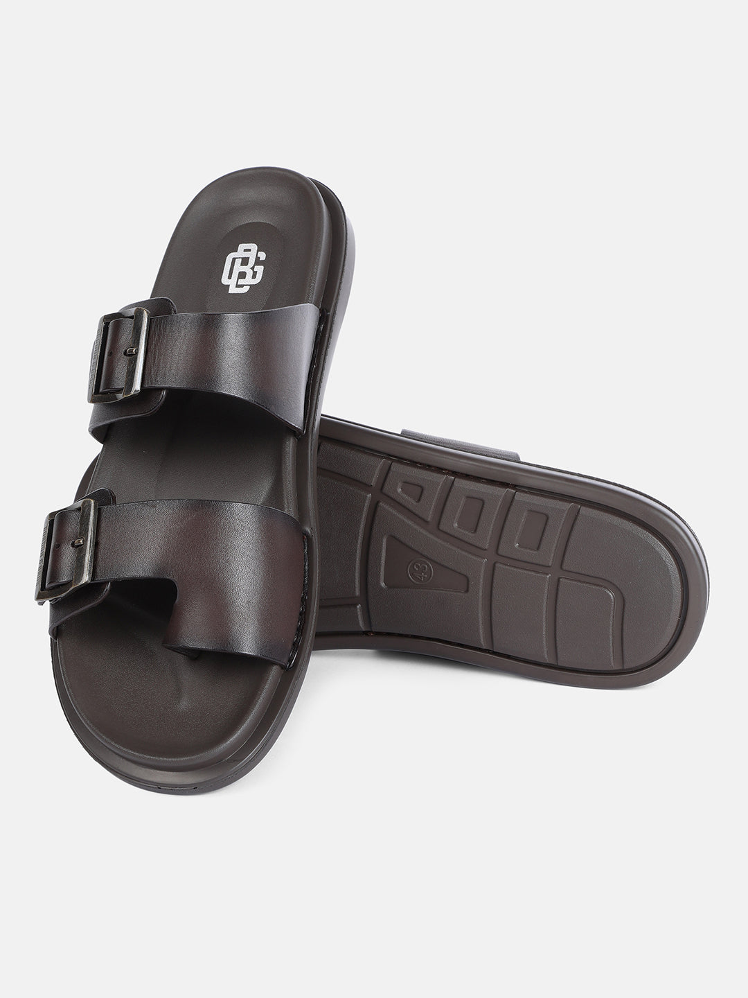 FIBBIA SANDAL | DARK BROWN