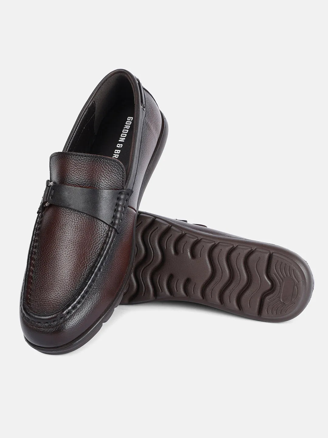 WAVE SADDLE LOAFER | BROWN