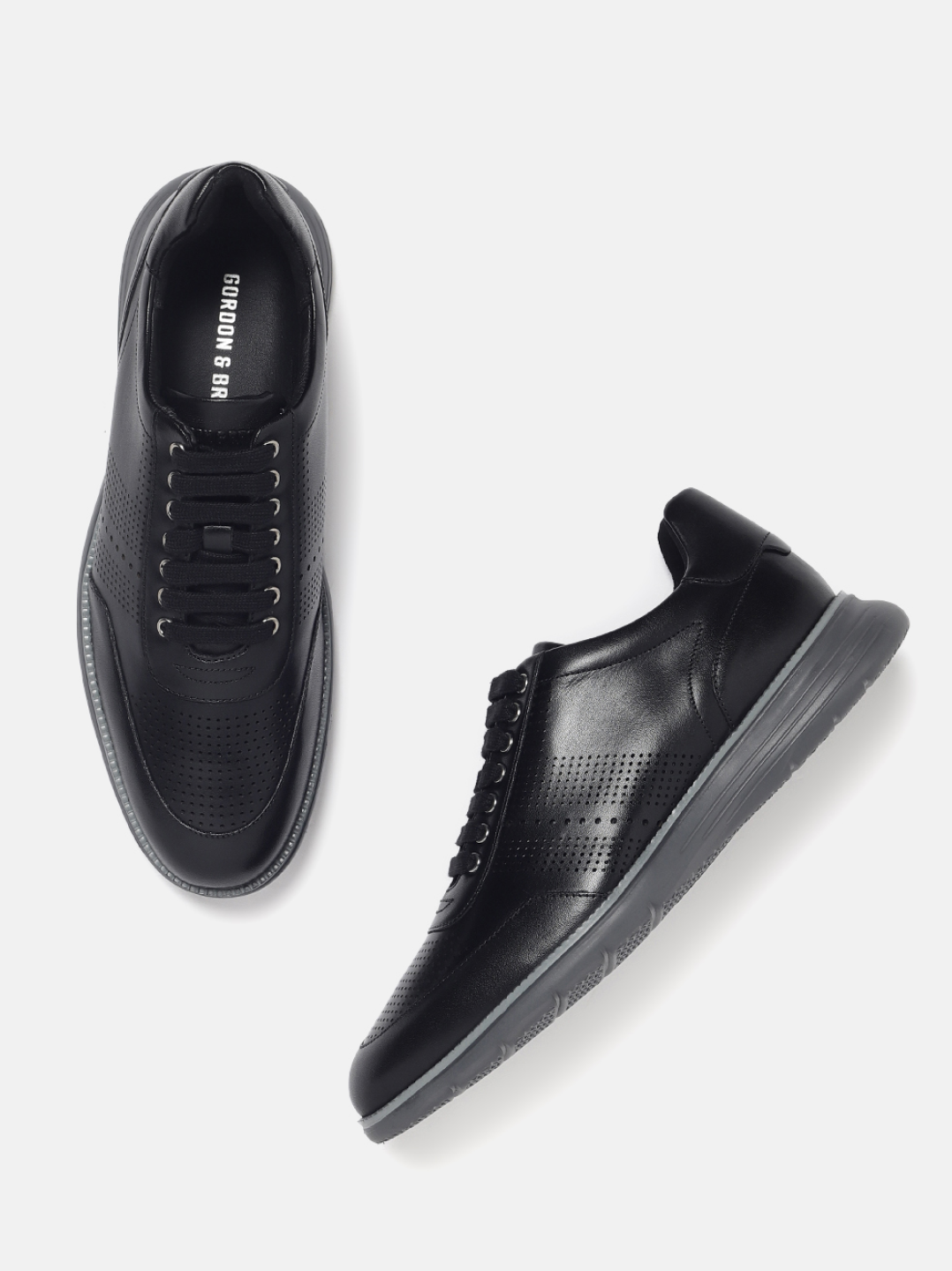 ANTIK BLACK MEN LACE UP SNEAKERS | 624729ANTIK BLACK