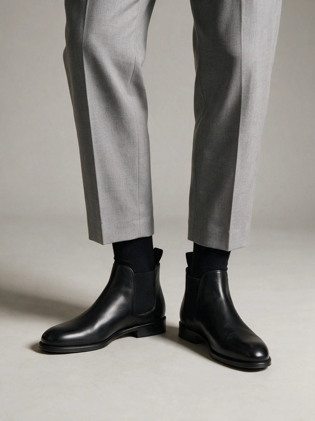 CHELSEA LEATHER BOOTS | 2161 ADIGO BLACK