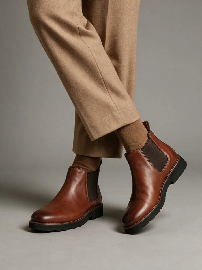 LEATHER CHELSEA BOOTS | 5030 TAN