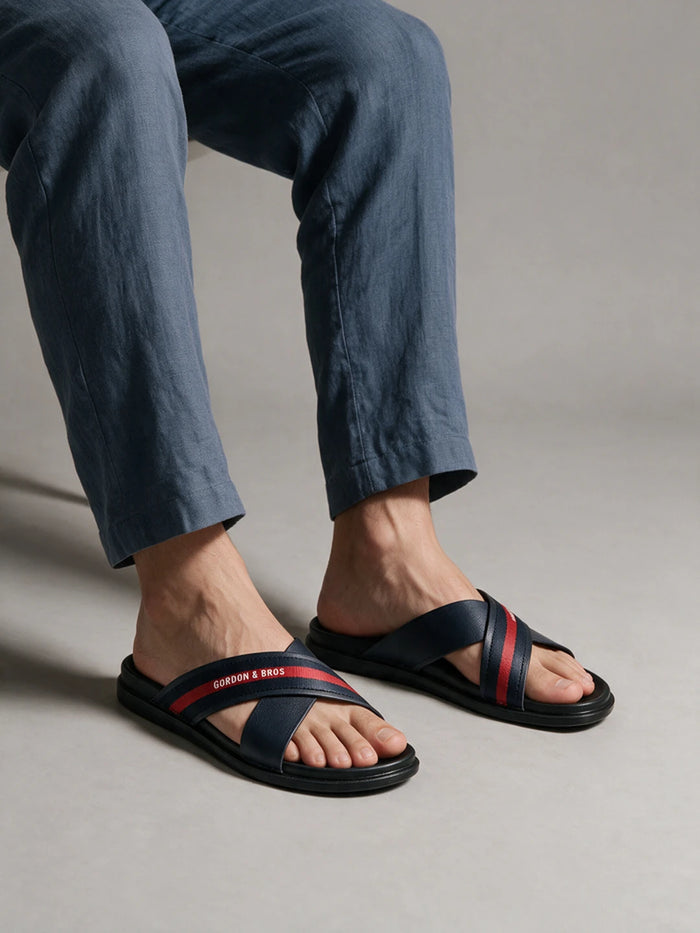 SIGNATURE STRIPE SANDALS