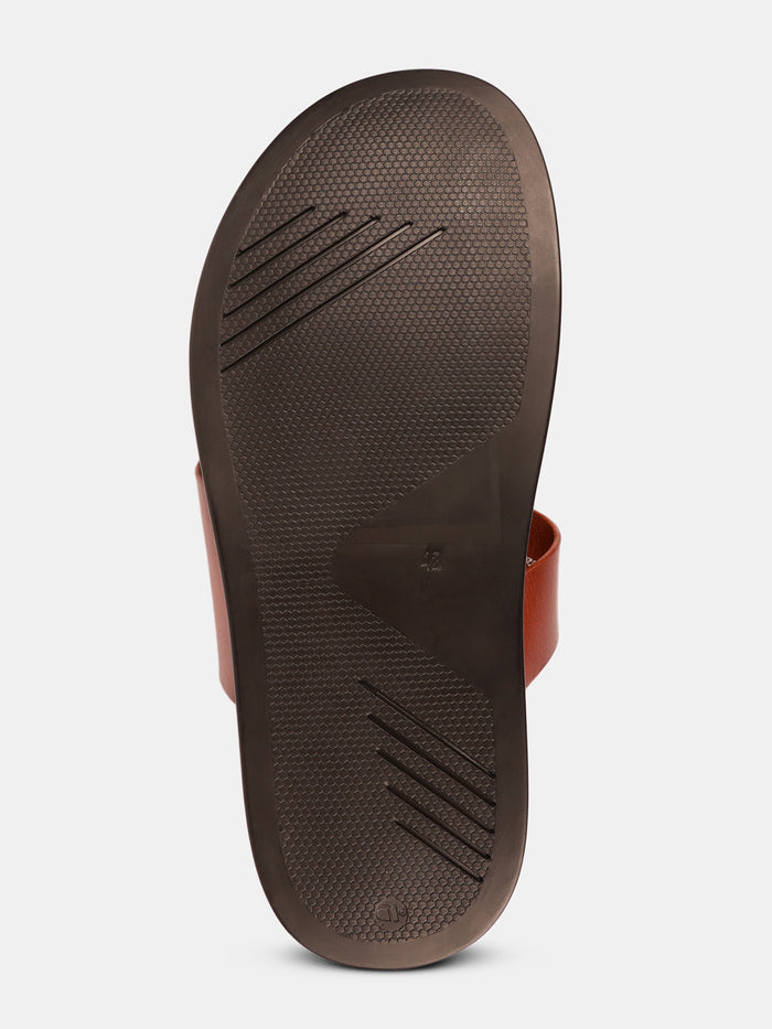 PREMIUM TOE LOOP SANDALS | 39 TAN