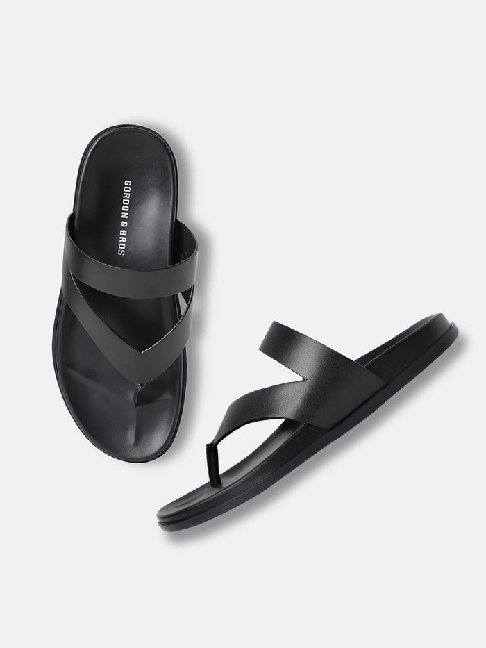 CLASSIC CROSS STRAP SANDALS | 38 BLACK