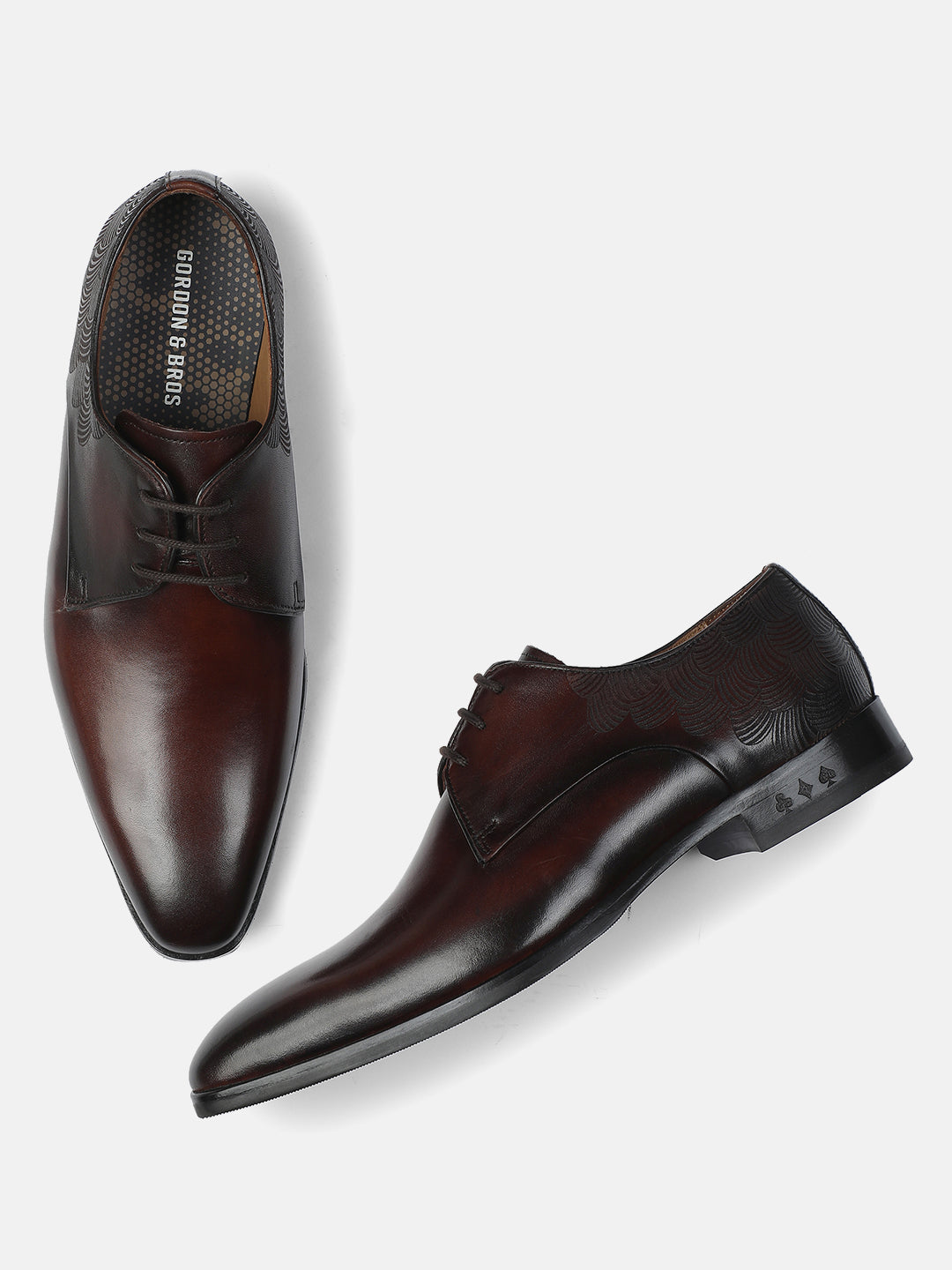 BROWN MEN DERBY LACE UP SHOES | 22BROWN