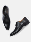 BLACK MEN DERBY LACE UP SHOES
