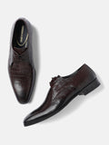 BROWN MEN DERBY LACE UP SHOES