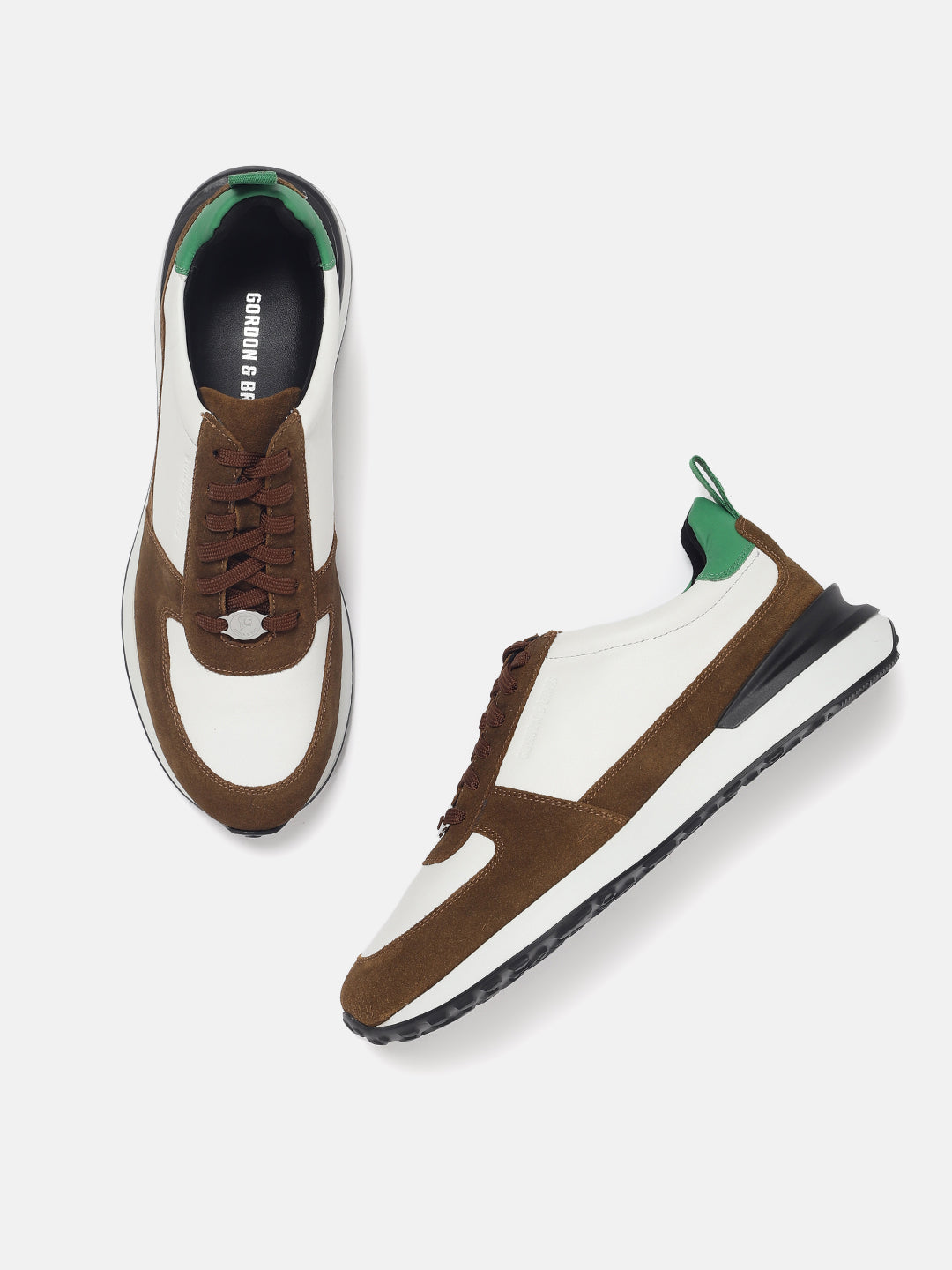 WHITE/SNUFF MEN CASUAL SNEAKERS LACE UP | 625099WHITE/SNUFF