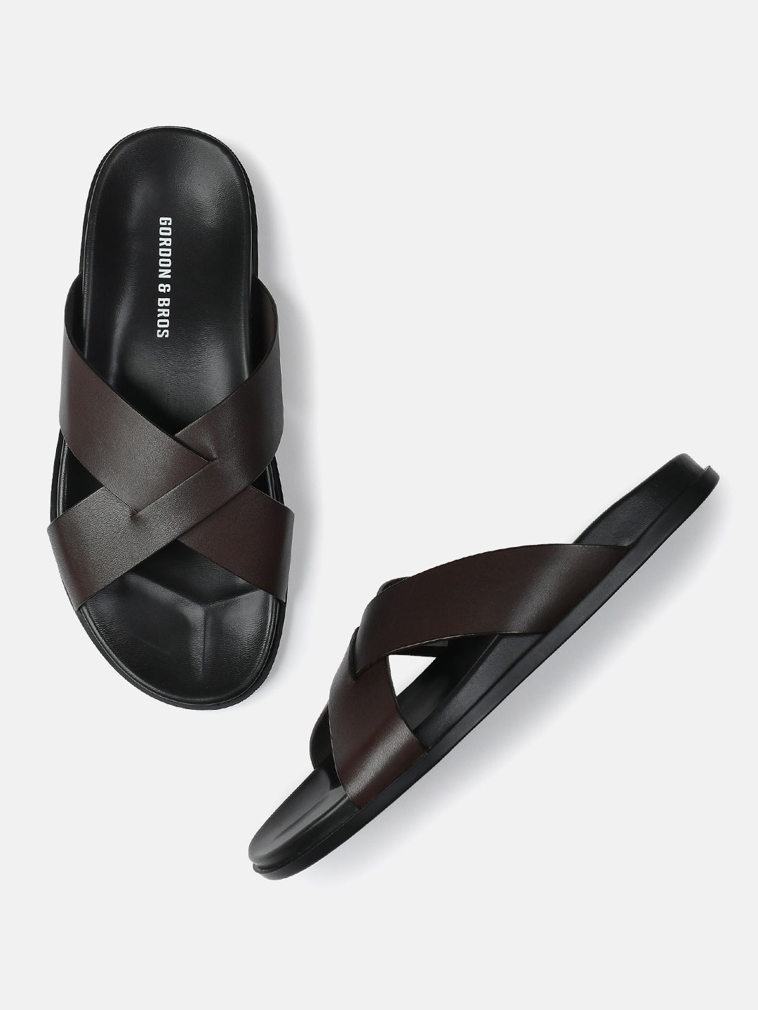 DARK BROWN MEN SANDALS | 5214DARK BROWN