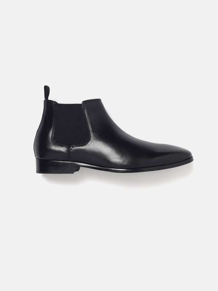 CHELSEA LEATHER BOOTS | 3456 ANTIK BLACK