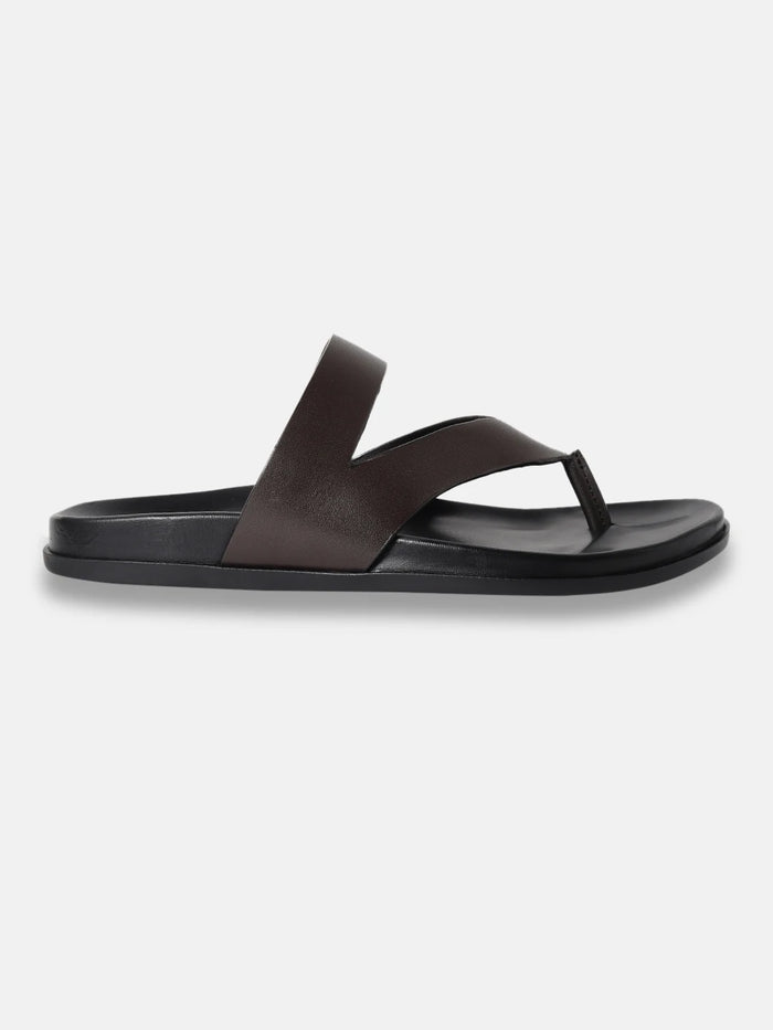 CLASSIC CROSS STRAP SANDALS | 38 BROWN