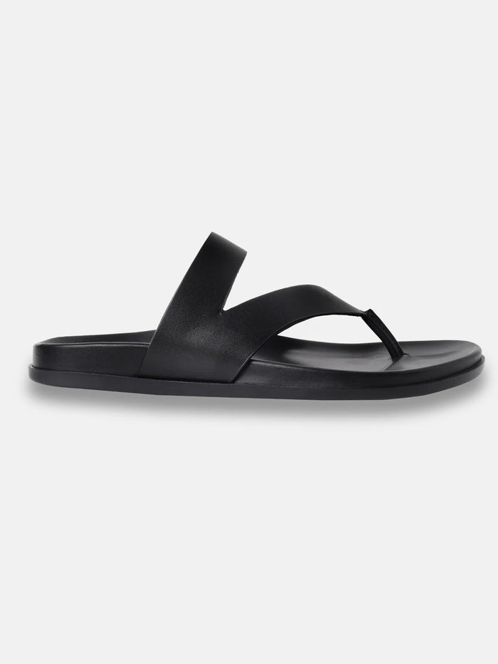 CLASSIC CROSS STRAP SANDALS | 38 BLACK