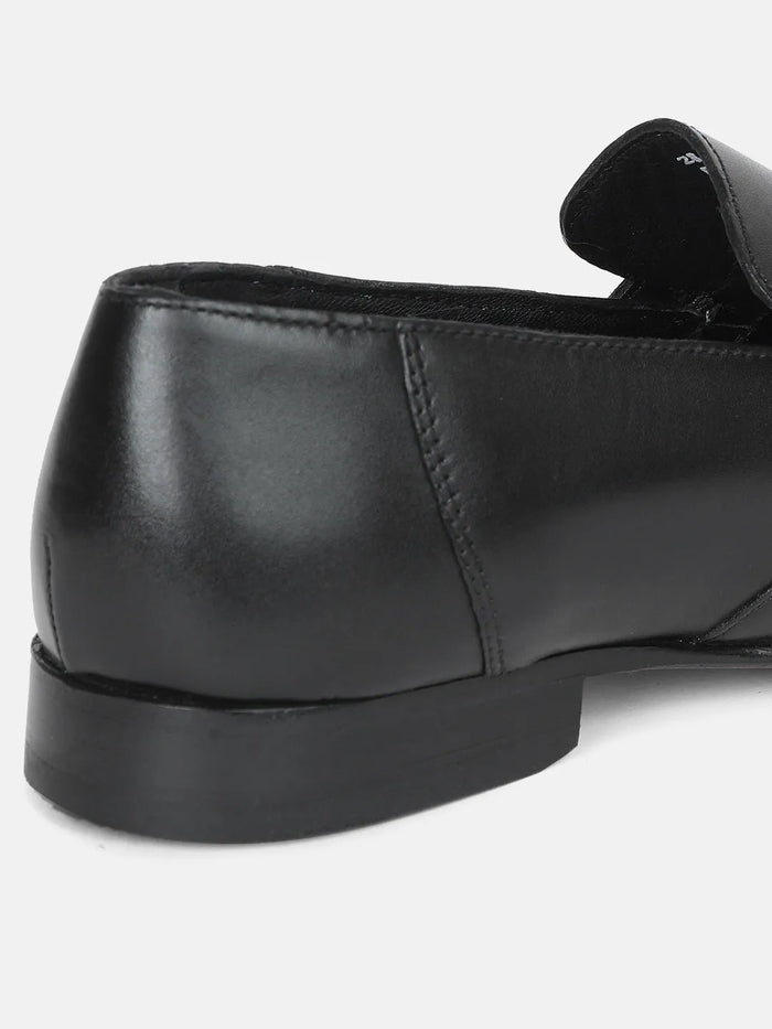 HANDCRAFTED LEATHER LOAFERS | 28 ADIGO BLACK