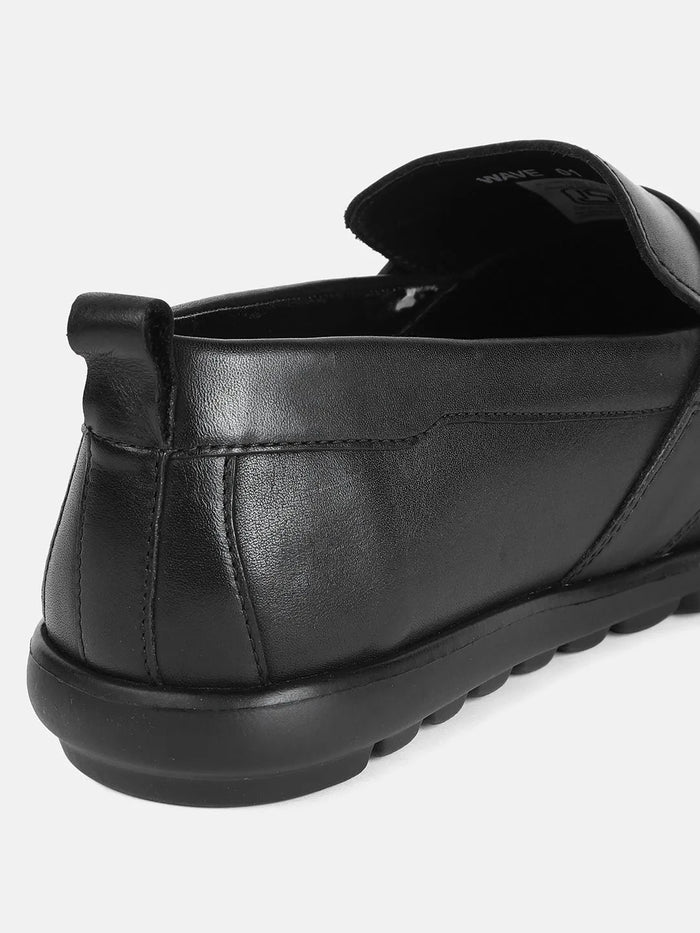 WAVE PENNY LOAFER | BLACK