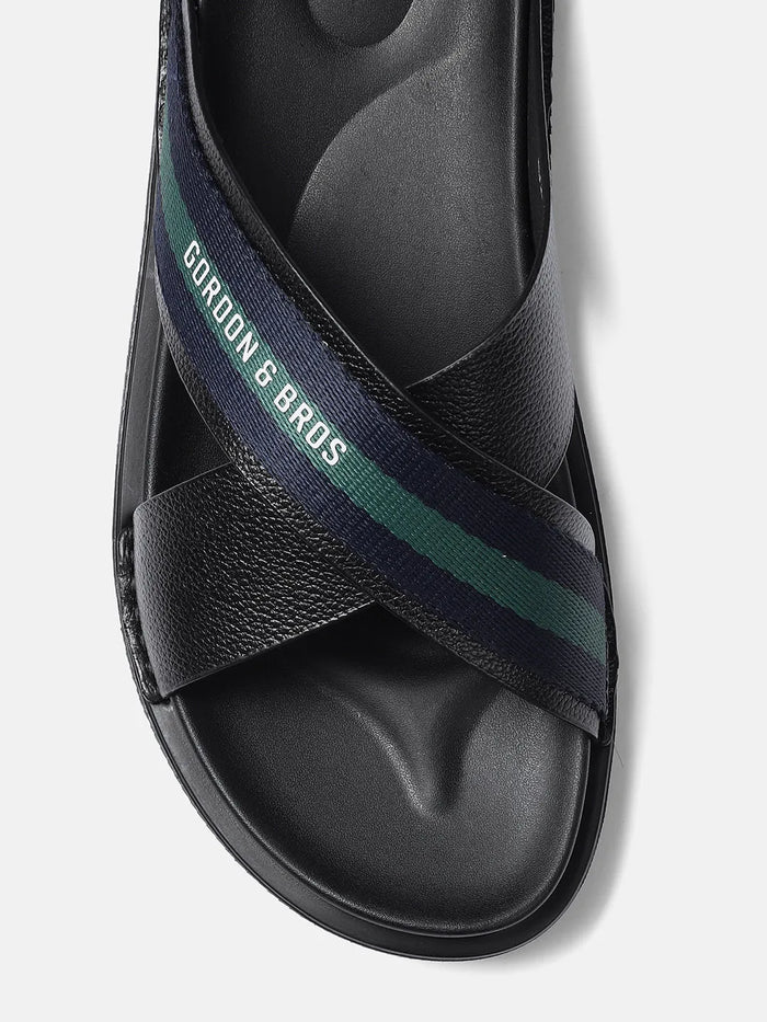 SIGNATURE STRIPE SANDALS