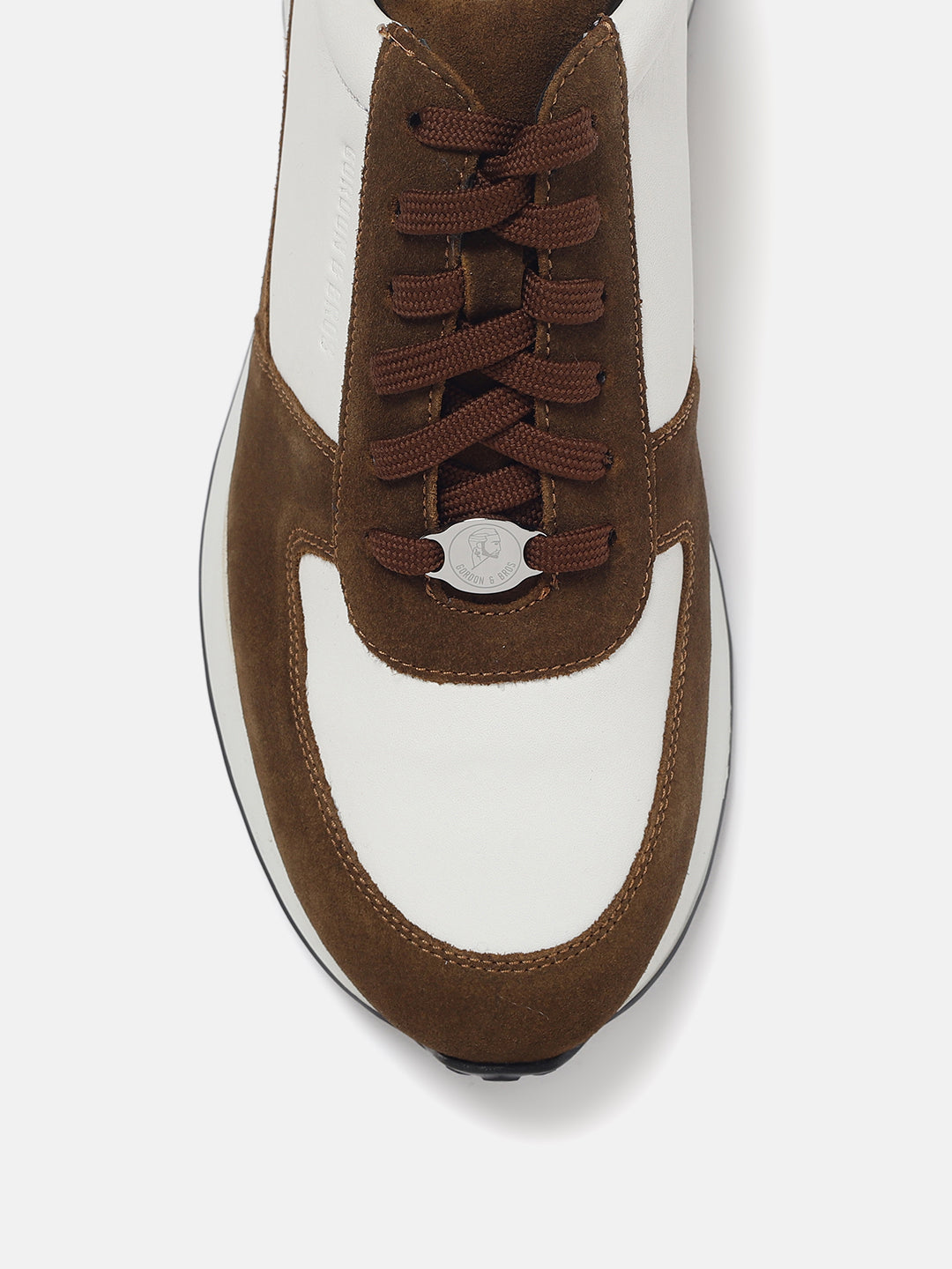 WHITE/SNUFF MEN CASUAL SNEAKERS LACE UP | 625099WHITE/SNUFF