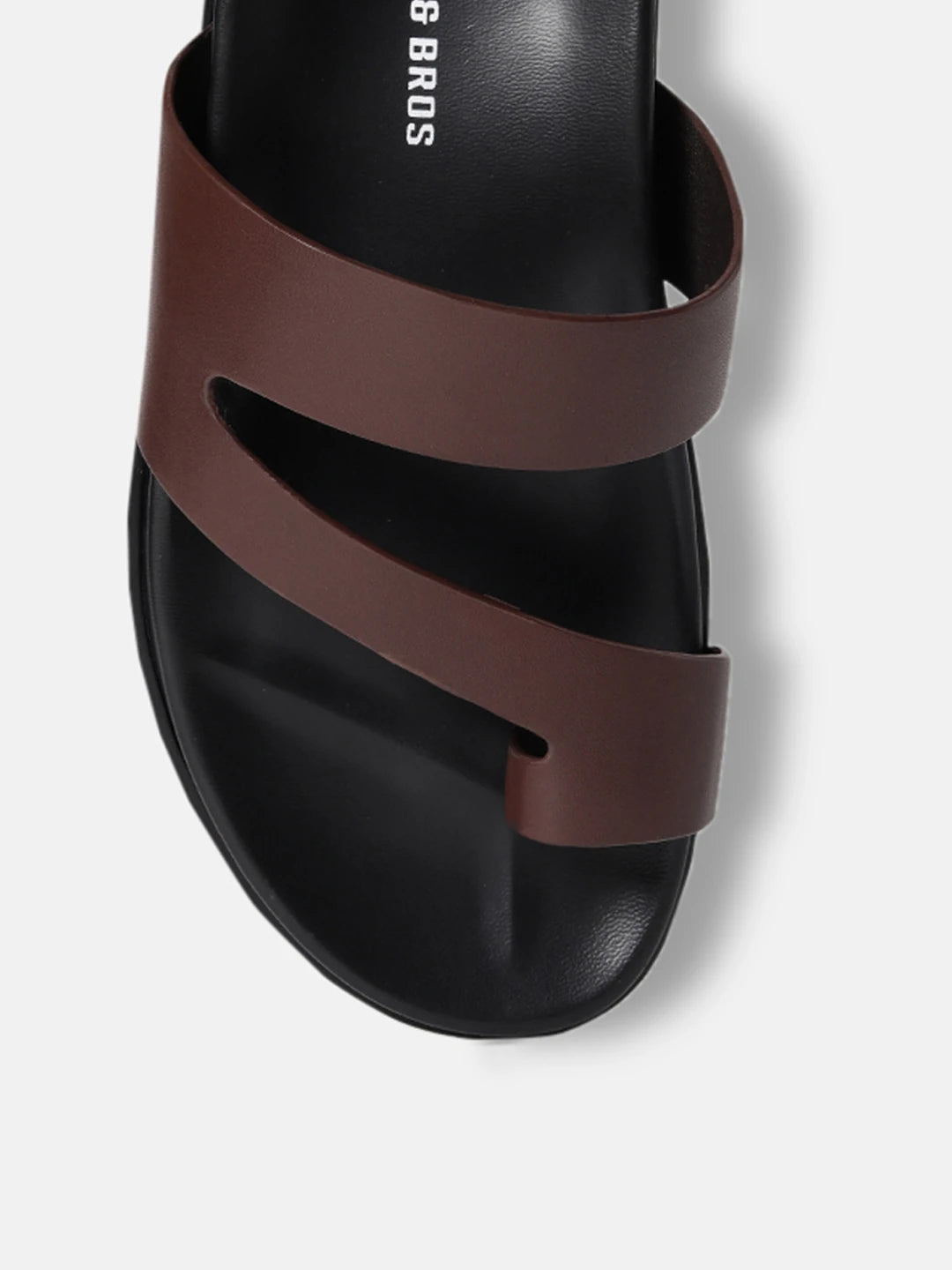 PREMIUM TOE LOOP SANDALS | 39 BURGUNDY
