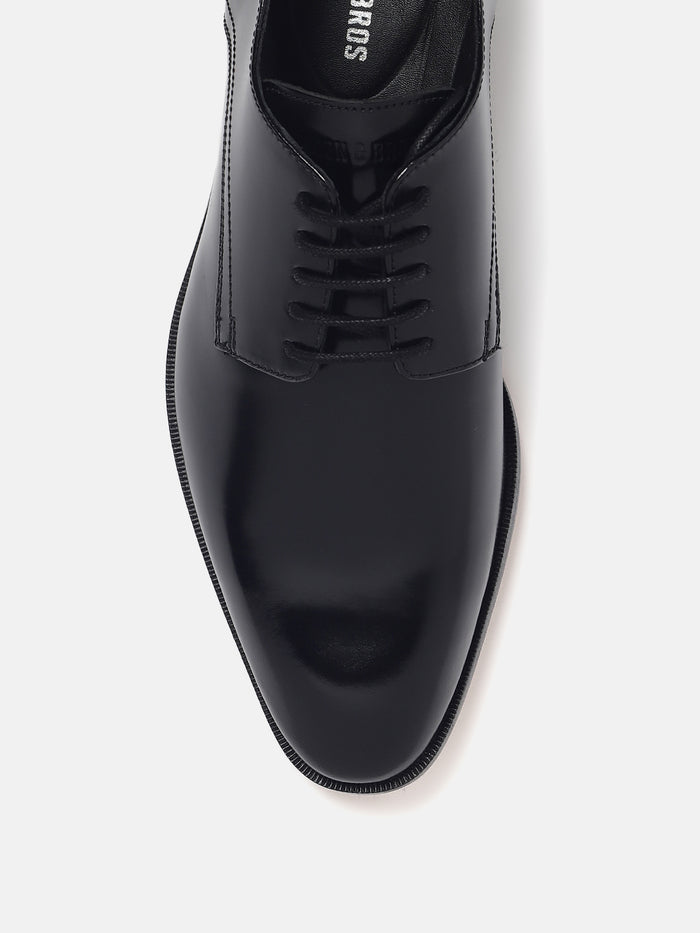 PLAIN DERBY SHOES| 9151 HI-SHINE BLACK