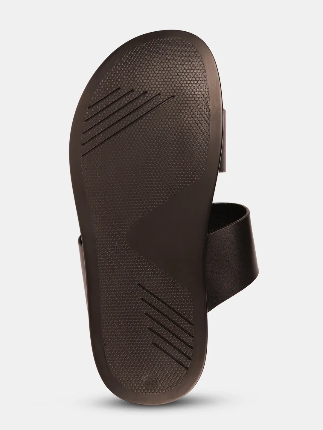 BUCKLE STRAP LEATHER SANDALS | 40 BLACK